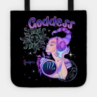 Zodiac Scorpio Goddess Queen Horoscope Tote