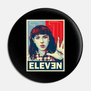 Eleven Stranger Things season 4 Pin