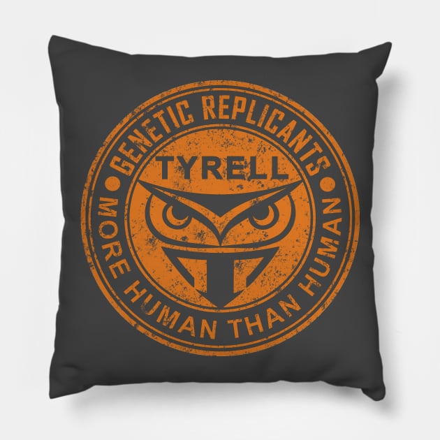 TYRELL CORPORATION (blade runner) grunge Pillow by LuksTEES