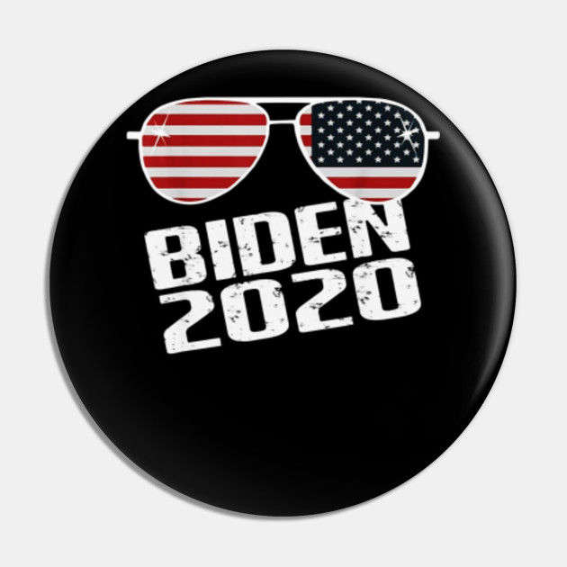 Biden S Sunglasses American Flag Tee Funny Joe Biden 2020 Bidens Sunglasses American Flag Pin Teepublic