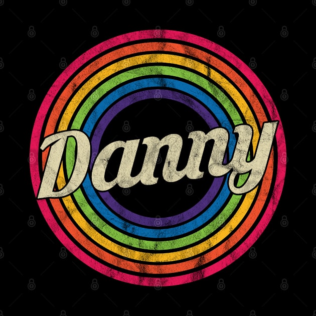 Danny - Retro Rainbow Faded-Style by MaydenArt