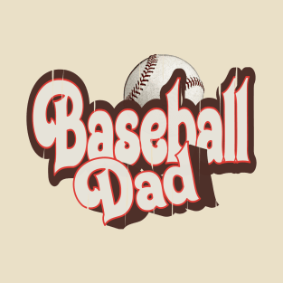 Baseball Dad (distressed) T-Shirt