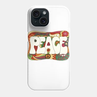 Vintage Psychedelic Peace and Love Phone Case