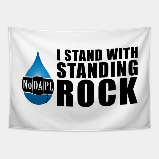 #NoDAPL | I Stand With Standing Rock Tapestry by alexandergbeck