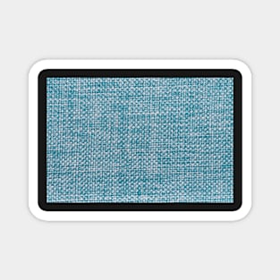 Blue fabric texture Magnet