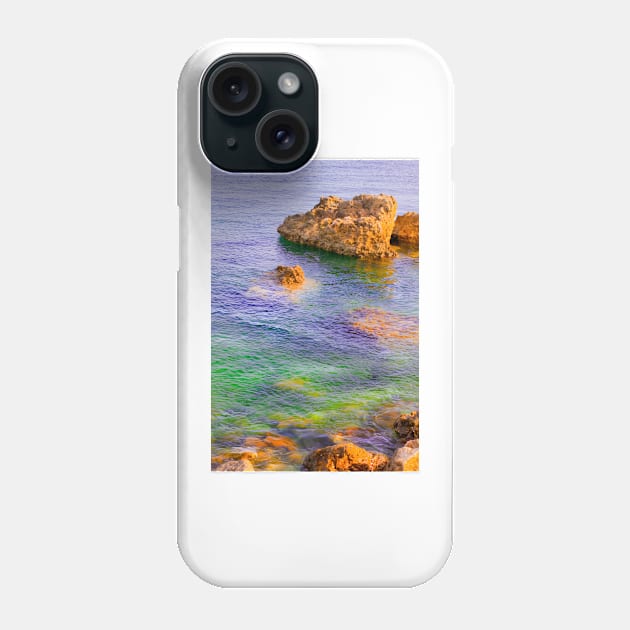 rocky sea Phone Case by terezadelpilar