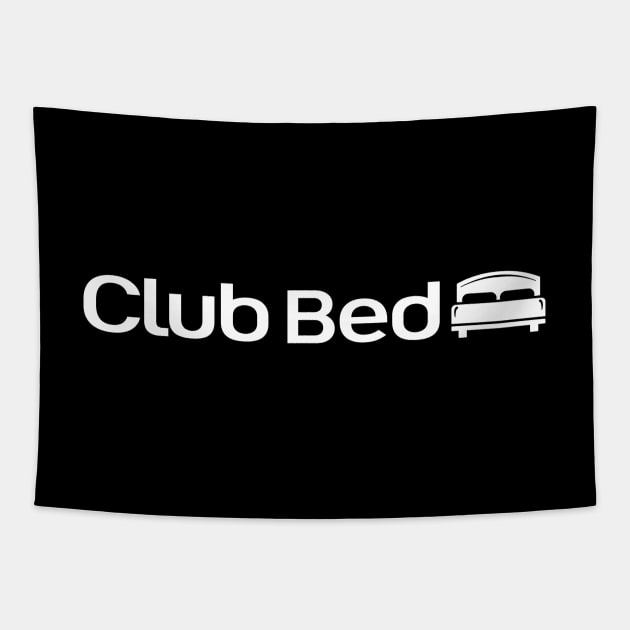 Club Bed Tapestry by fishbiscuit