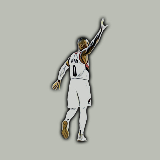 Damian Lillard Wave Okc Damian Lillard Tapestry Teepublic