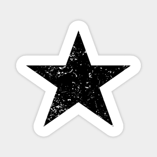 Black Star Emoji Magnet