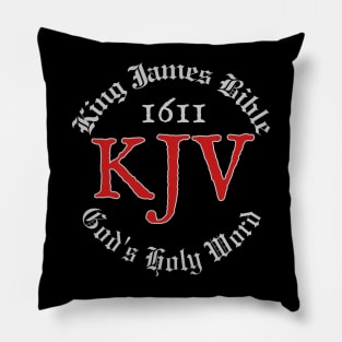 King James Bible KJV God's Holy Word 1611 Pillow