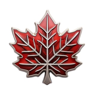 Red Canadian Maple Leaf T-Shirt