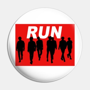 BTS RUN LOGO Pin