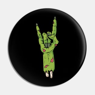 Zombie rock on Pin