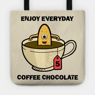 Coklate coffe holiday Tote