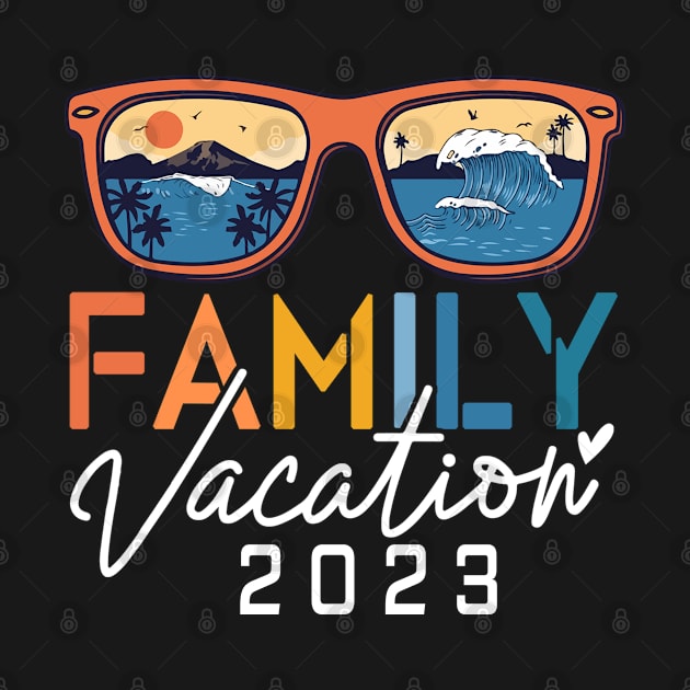 Family Vacation 2023 Beach Matching Summer Vacation 2023 by The Design Catalyst