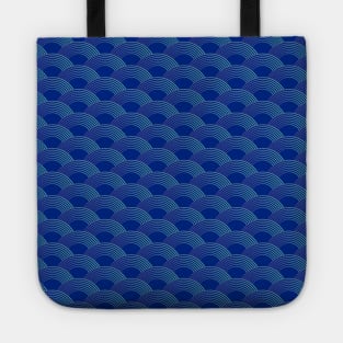 Japanese Wave Seigaiha Pattern Tote