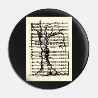 Handel Water Music Tree #4 Pin