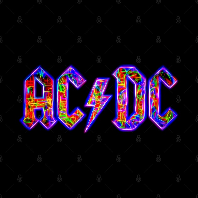 ACDC Neon Glow by Mr.FansArt