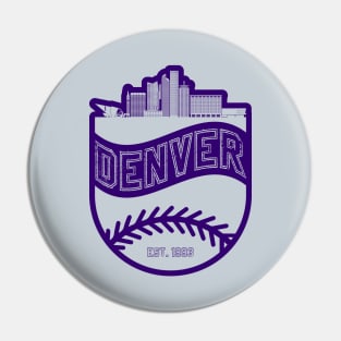 Denver Baseball 02 Pin