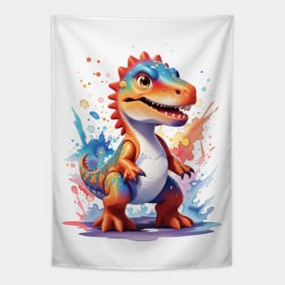 Cute Dinosaur Tyrannosaurus Rex Tapestry