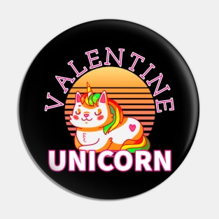 Unicorn valentine Pin