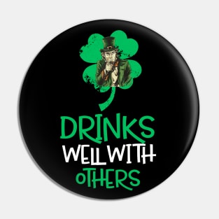 Funny Irish Want You Funny Abraham Saint Patrick Day Pin