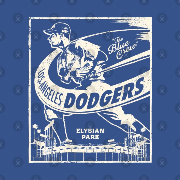 Vintage Dodger Batter by Buck Tee by Buck Tee