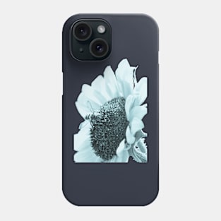 Monochromatic Bee on Sunflower Phone Case