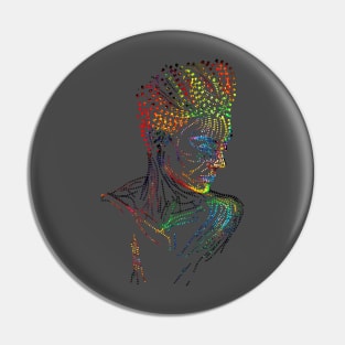 The Colors of Art Man Pin