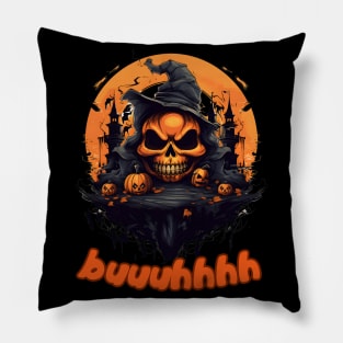 Buuhhhh-Halloween Haunt Pillow