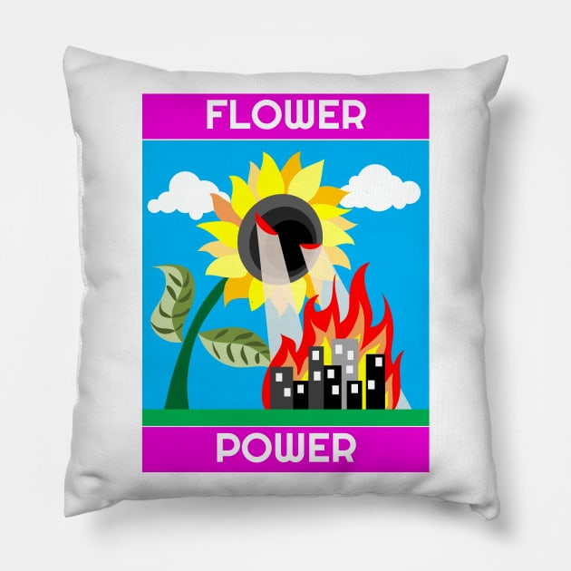 Flower Power Pillow by inotyler