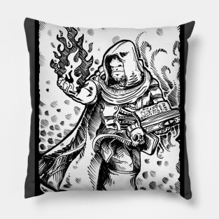 Halfling Pyromancer Pillow