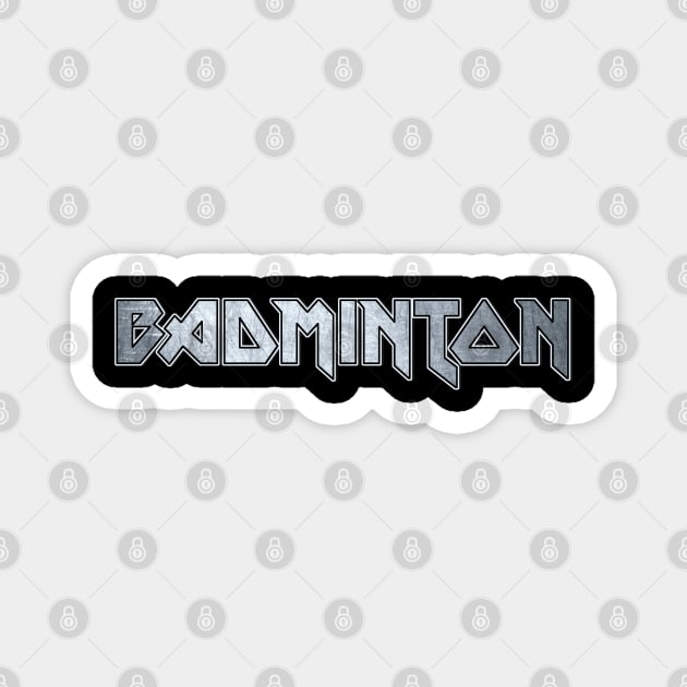 Badminton Magnet by KubikoBakhar