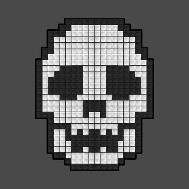 8-Bit Skull by Woah_Jonny