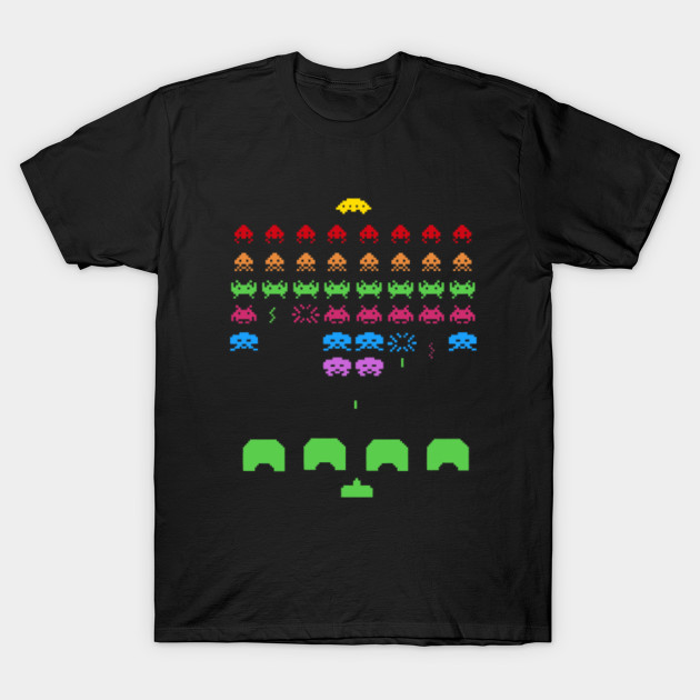 Space Invaders - Space Invaders - T-Shirt | TeePublic