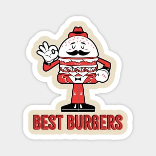 Mister Best Burgers Vintage Magnet