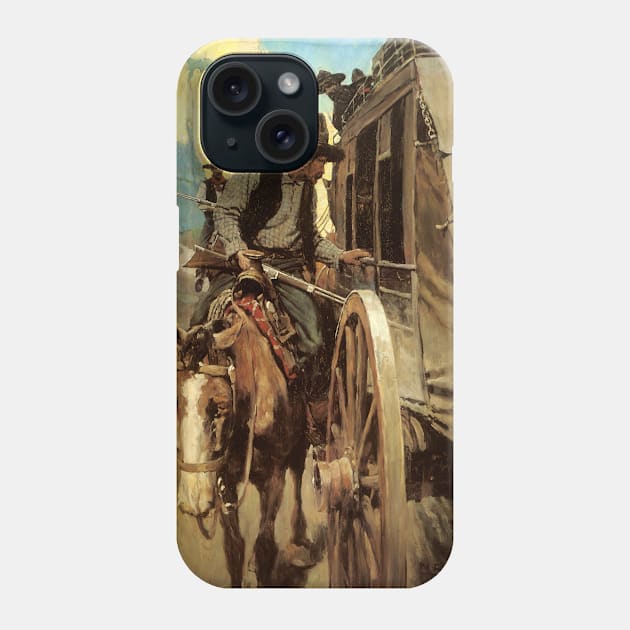 The Admirable Outlaw by NC Wyeth Phone Case by MasterpieceCafe