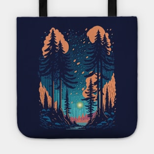 Pines Tree Night Tote