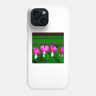 Bleeding Hearts and Stripes Phone Case