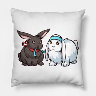 Wangxian bunnies Pillow