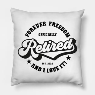 Retirement sports logo 2022 Pillow