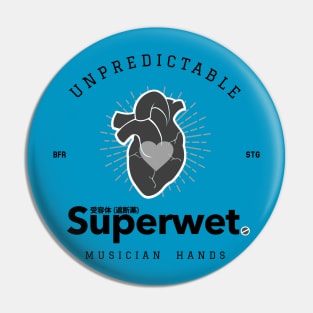 Unpredictable musician hands, BFR going on STG (βB heart BW1) Pin