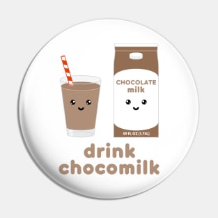 Drink milk chocolate Kawaii choco milk carton Pin