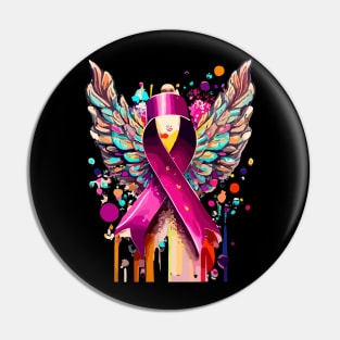 pink ribbon Pin