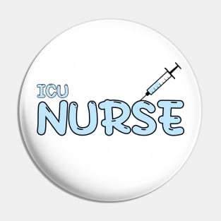 Intensive Care Unit (ICU) Nurse Blue Pin