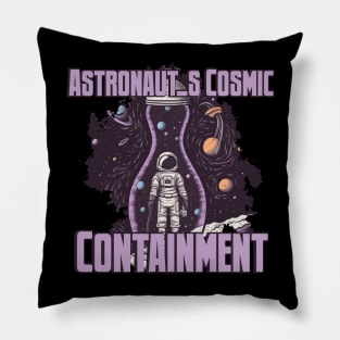 Astronaut's Cosmic Containmen Pillow