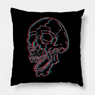 3d skull Pillow