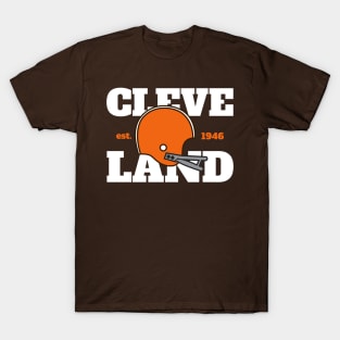 Cleveland Indians Cleveland Browns MASH UP Logo T-shirt 6 Sizes S