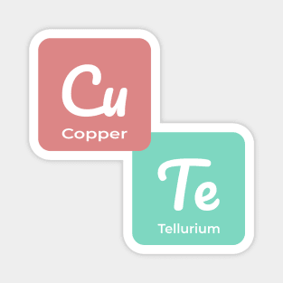 CuTe Chemistry: When Copper & Tellurium Make Something Adorable Magnet