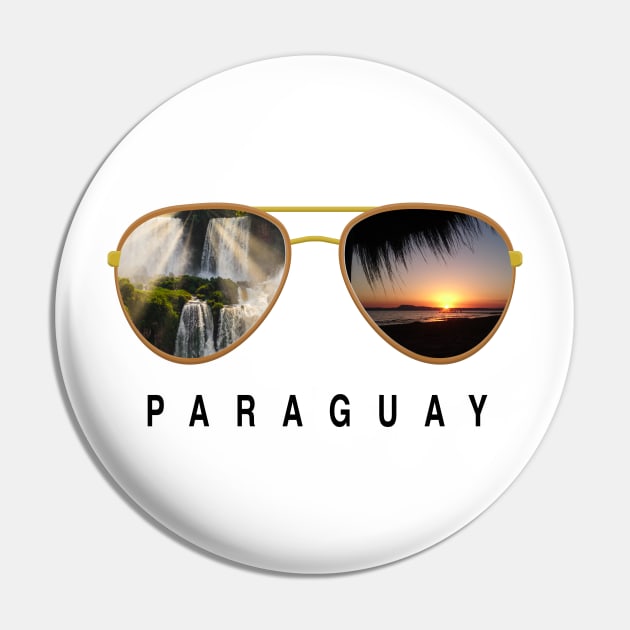 Paraguay SUnglasses Pin by JayD World